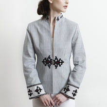 Load image into Gallery viewer, Zarif Short White Jacket