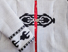 Load image into Gallery viewer, Zarif 3/4 White Jacket with Embroidery