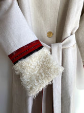 Load image into Gallery viewer, White Long Wool Coat